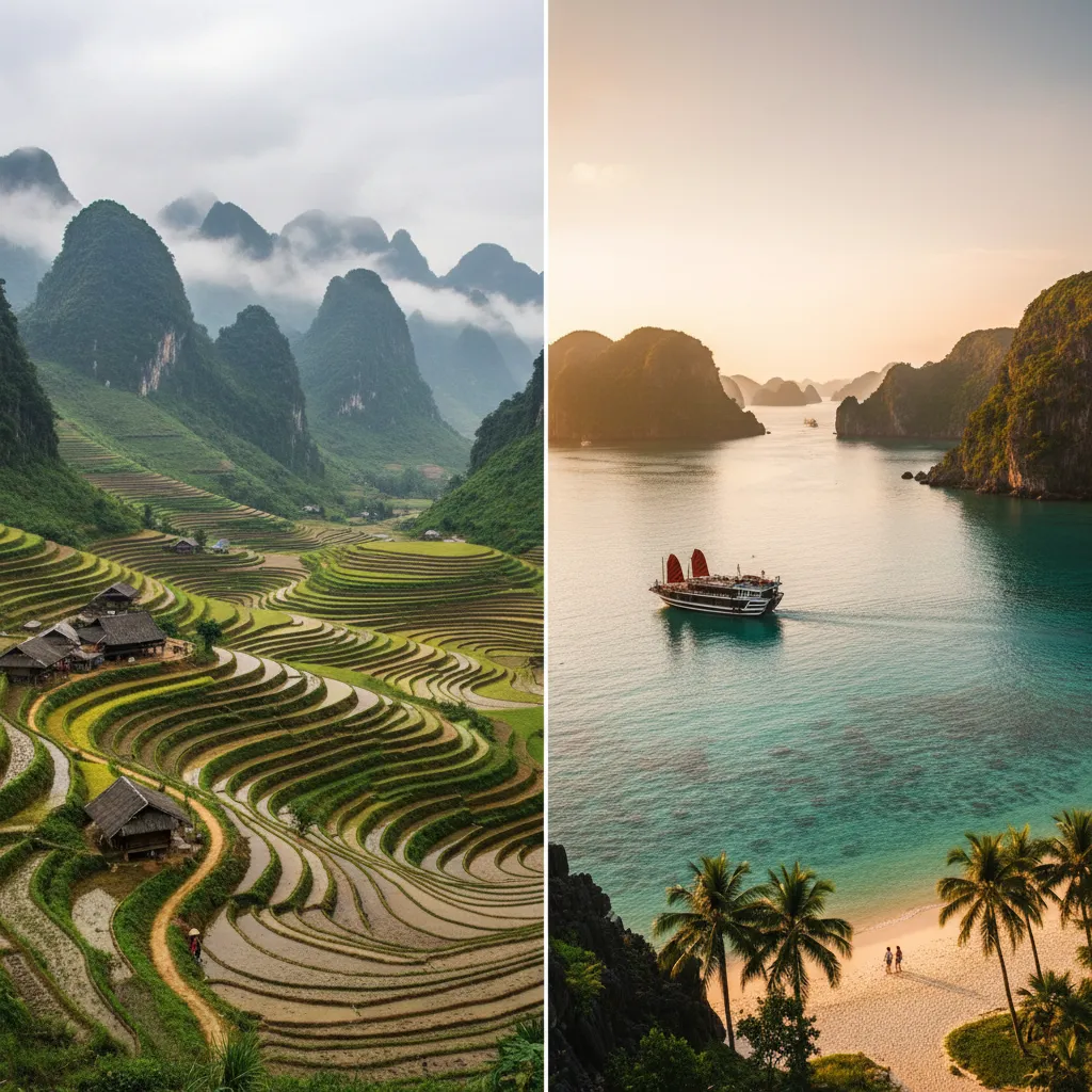 So sánh hình ảnh khu du lịch Ninh Bình với các điểm đến khác tại Việt Nam