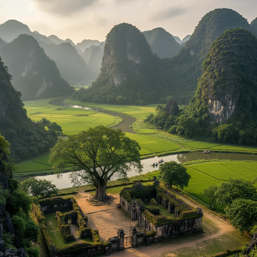 Hình ảnh khu du lịch Ninh Bình tại Cố đô Hoa Lư